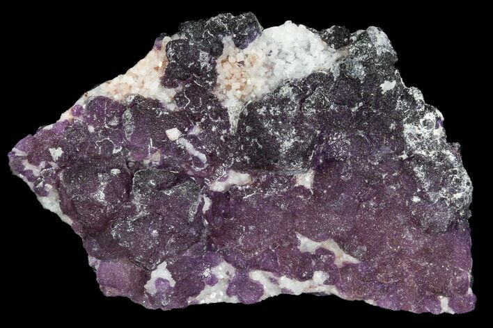 Purple Fluorite on Quartz Epimorphs - Arizona #103548